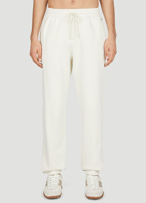 Champion Logo Embroidery Track Pants Cream cha0152021