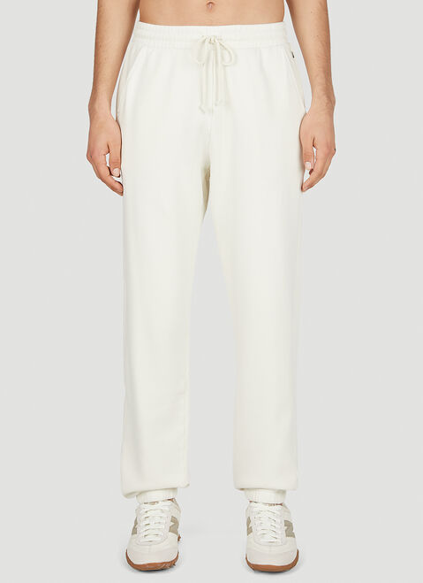 Champion Logo Embroidery Track Pants Cream cha0152021
