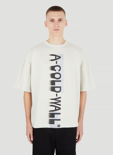 A-COLD-WALL* Oversized Logo T-Shirt White acw0147008