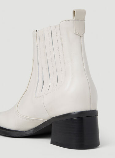 Ninamounah Howler Ankle Boots White nmo0352014