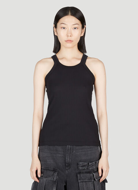 Sportmax Ribbed Tank Top Blue spx0254005