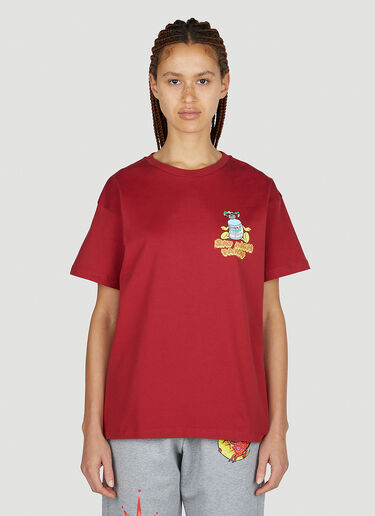 Sky High Farm Workwear Printed T-Shirt Red skh0352014