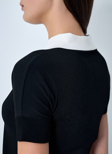 Logo Motif Polo Shirt VAQUERA Logo Motif Polo Shirt Black vaq0262004