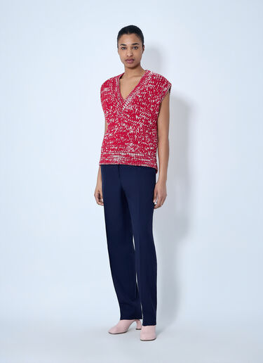 Dries Van Noten Sleeveless Knit Top Red dvn0264016