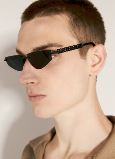 Dolce & Gabbana Logo Temple Sunglasses Black ldg0355001