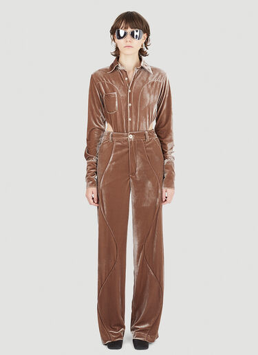 Ninamounah Joint Pants Brown nmo0246008