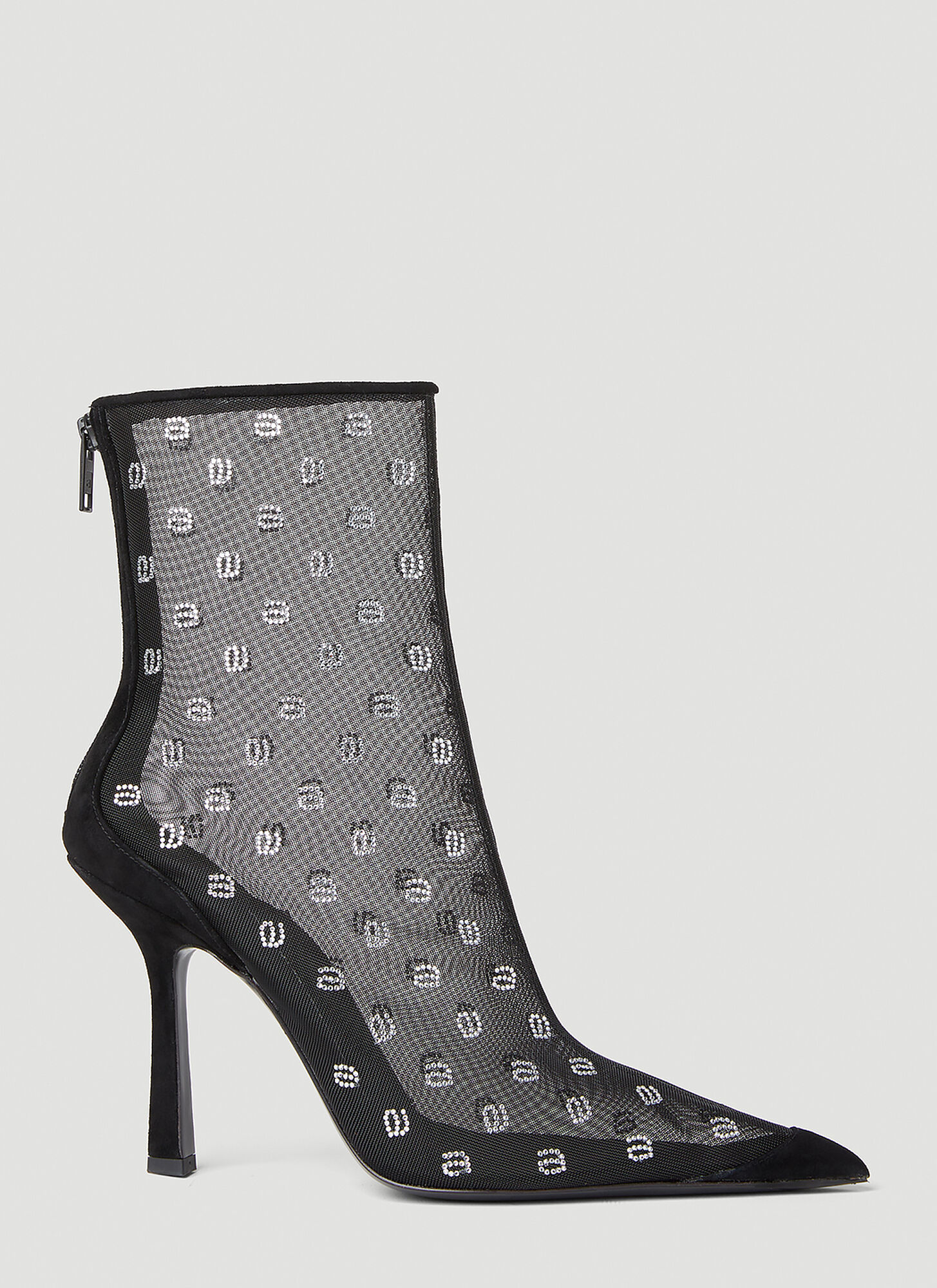 Shop Alexander Wang Delphine Crystal Boots