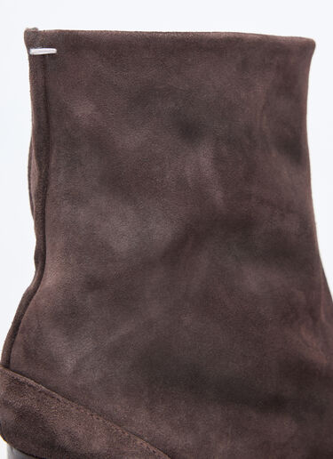 Maison Margiela Tabi Suede Ankle Boots Brown mla0255018