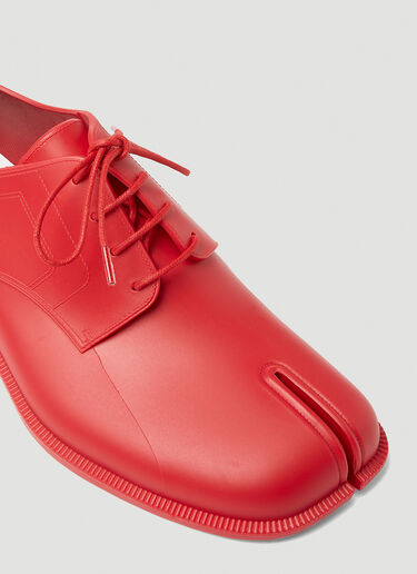 Maison Margiela Lace Up Tabi Shoes Red mla0147041