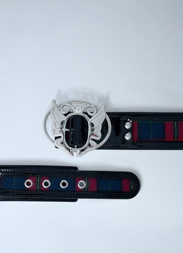 Tartan Belt Chopova Lowena Tartan Belt Brown cho0262010