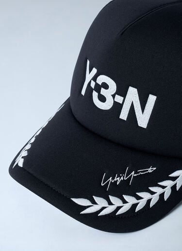 Logo Motif Baseball Cap Y-3 X NBHD Logo Motif Baseball Cap Black ynb0162009