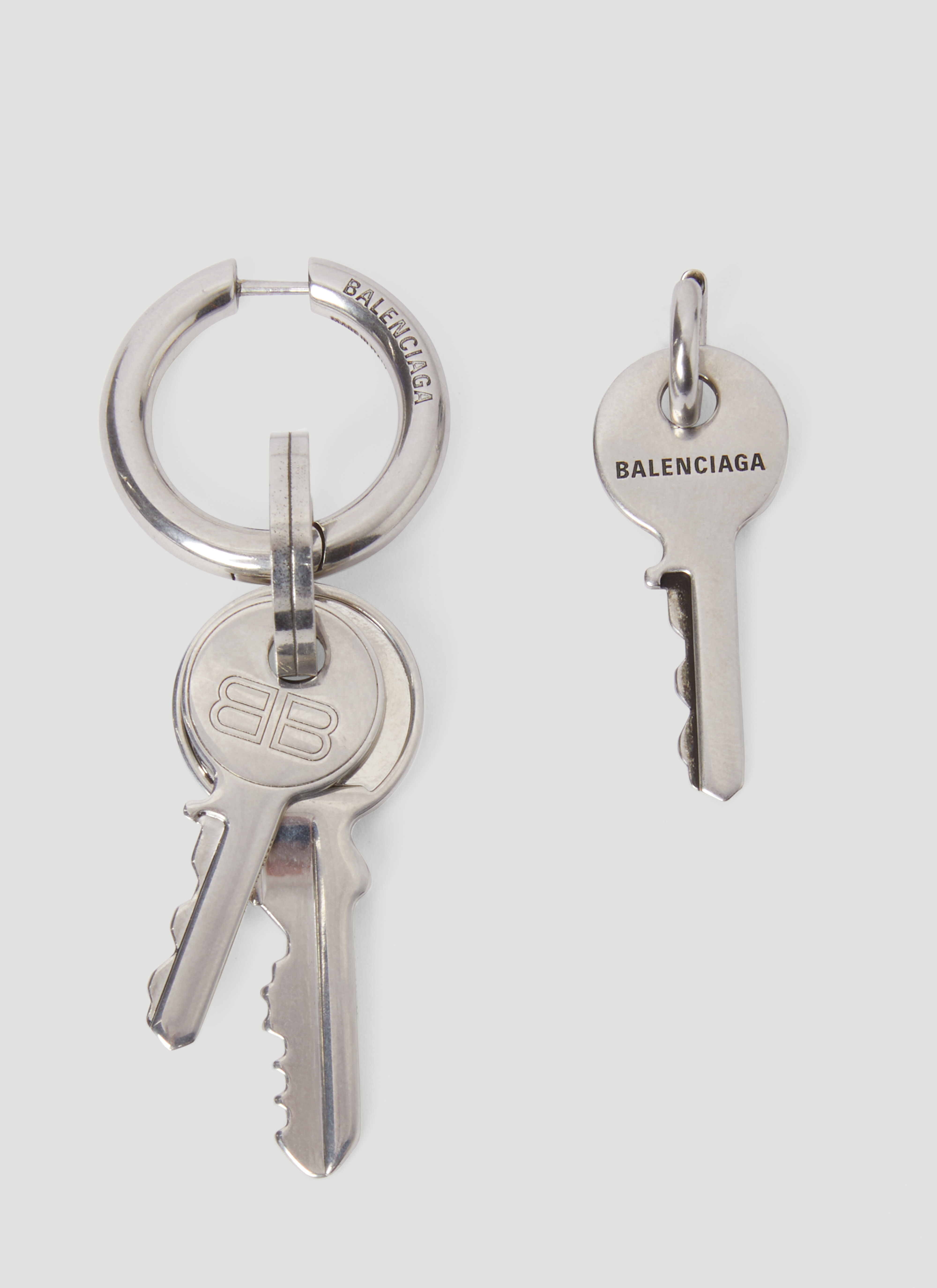 Balenciaga Locker Earring Grey bal0155028