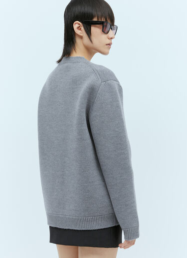 울 니트 가디건 Miu Miu 울 니트 가디건 그레이 miu0254003