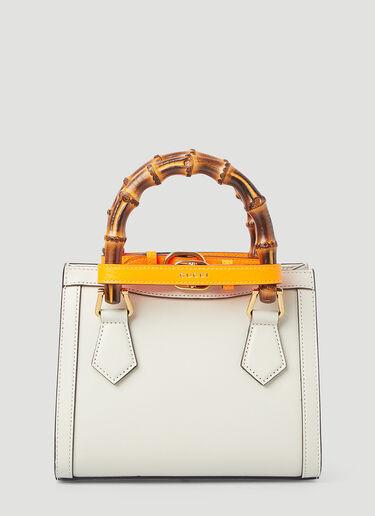 Gucci Diana Bamboo Handle Mini Handbag White guc0245144