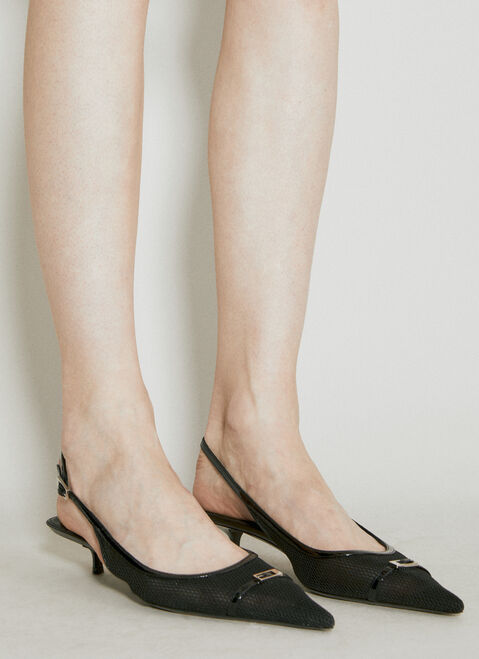 Gianvito Rossi Oxalis 30 Slingback Pumps Brown gia0255005
