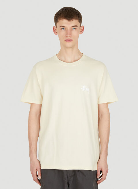 Stüssy Basic Logo Print T-Shirt Blue sts0350008