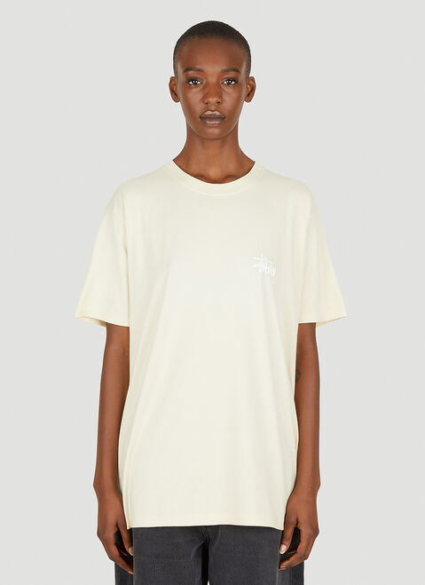 Stüssy ベーシックロゴプリント Tシャツ ブラック sts0347009