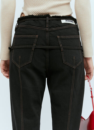 La De Nimes Caraco ジーンズ Jacquemus La De Nimes Caraco ジーンズ ブラック jac0254026