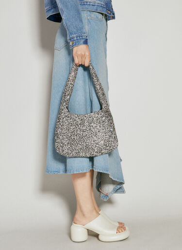 Crystal Mesh Armpit Bag KARA Crystal Mesh Armpit Bag Grey kar0253003