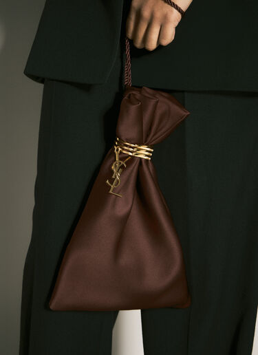 Saint Laurent 이브닝 파우치 버건디 sla0258040