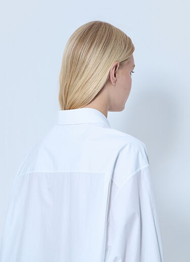 The Row Luka Cotton Shirt White row0264102