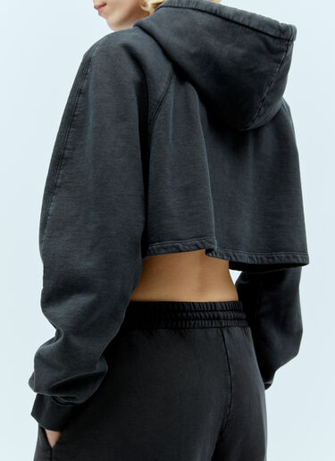 AVAVAV Dusk Cropped Hooded Sweatshirt Black ava0255006