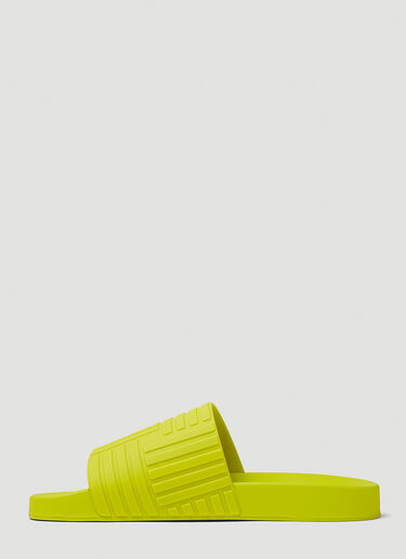 Bottega Veneta Rubber Carpet Slides Yellow bov0148043