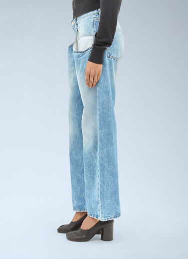 LN-CC® - Maison Margiela: Five Pocket Jeans - Blue Maison Margiela Five Pocket Jeans Blue mla0233014