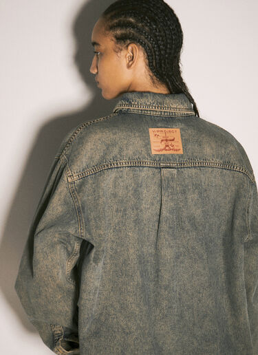 Hook And Eye Denim Shirt Y/Project Hook And Eye Denim Shirt Grey ypr0258001