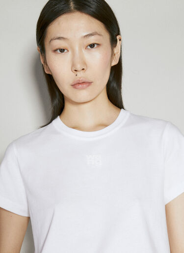 ジャージーシュランクTシャツ Alexander Wang ジャージーシュランクTシャツ ホワイト awg0253064