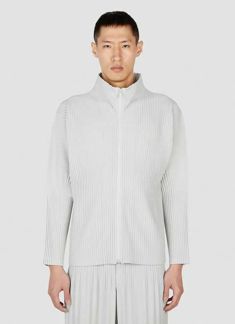 Homme Plissé Issey Miyake Zip Jacket Black hmp0153001