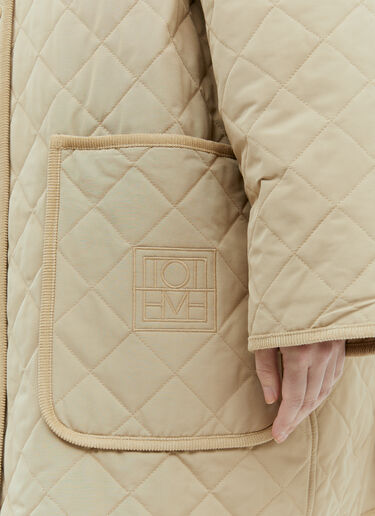 TOTEME Quilted Barn Jacket Beige tot0255024