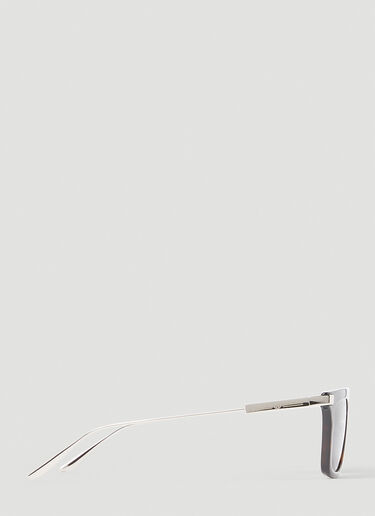 Gucci Tortoiseshell Rectangular Sunglasses Brown gus0154002