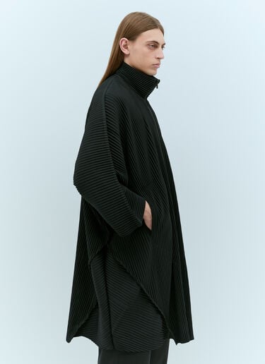 Homme Plissé Issey Miyake Monthly Colors: December Coat Black hmp0155005