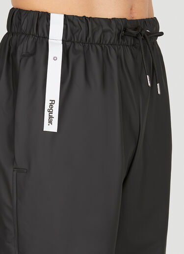 Rains Coated Track Pants Black rai0352004