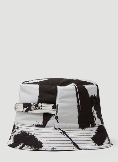 Alexander McQueen Graffiti 渔夫帽 白 amq0149055