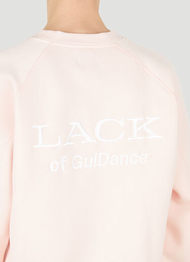 Lack of Guidance Alessandro Sweatshirt Pink log0150004