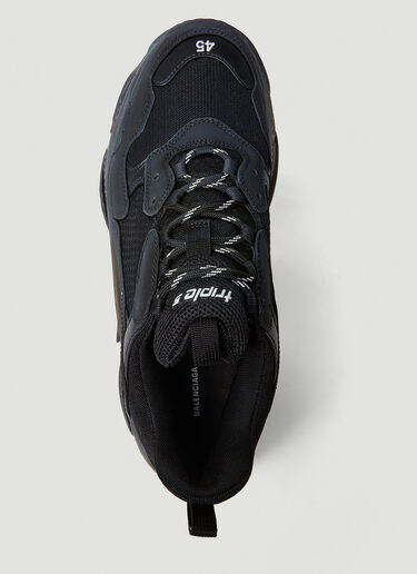 Balenciaga Triple S Clear Sole Sneakers Black bal0147017