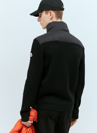 패디드 집업 가디건 Moncler 패디드 집업 가디건 블랙 mon0158030