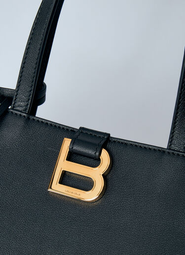 Balenciaga Small Hourglass Soft Tote Bag Black bal0259035