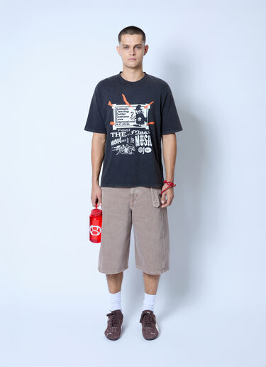 Logo Motif T-Shirt ACMH x Love International Logo Motif T-Shirt Black acl0162004