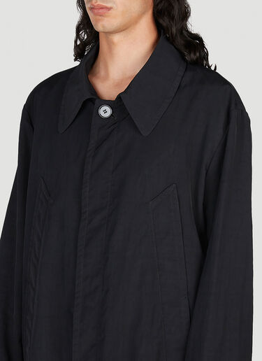 MM6 Maison Margiela Oversized Pocket Trench Coat Black mmm0153001