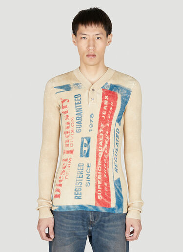 Diesel Lancy Henley 上衣 米色 dsl0151017