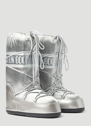 Moon Boot Icon Glance Snow Boots Silver mnb0346004