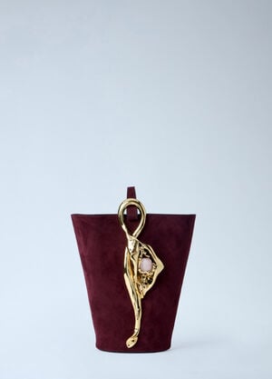 Chloé Small Eden Treasures Bucket Bag Red chl0263076