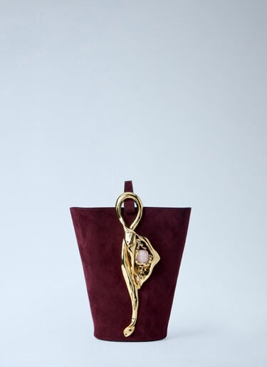 Chloé Small Eden Treasures Bucket Bag Red chl0263076