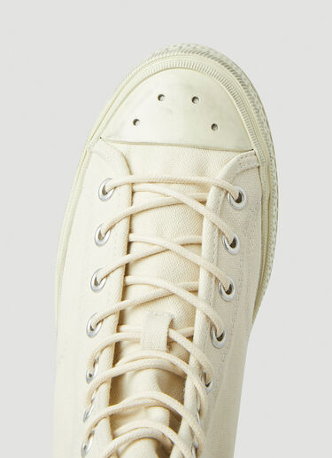 Acne Studios Ballow High Top Tumbled Sneakers White acn0248035