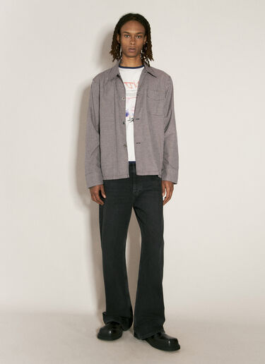 Our Legacy Box Linen Shirt Grey our0157010