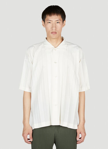 Homme Plissé Issey Miyake Pleated Shirt Beige hmp0153003