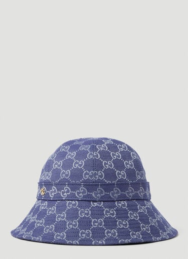 Gucci GG Canvas Bucket Hat Blue guc0253148